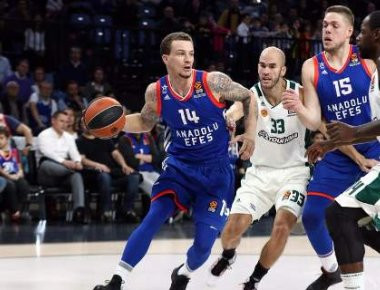 Euroleague: Νίκη του ΠΑΟ με 82-81 μέσα στην Τουρκία επί της Εφές μέσα στην Πόλη